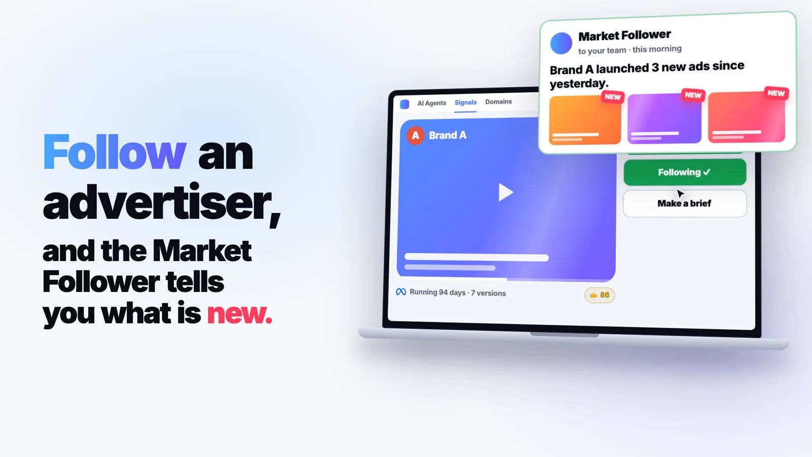 Follow an advertiser