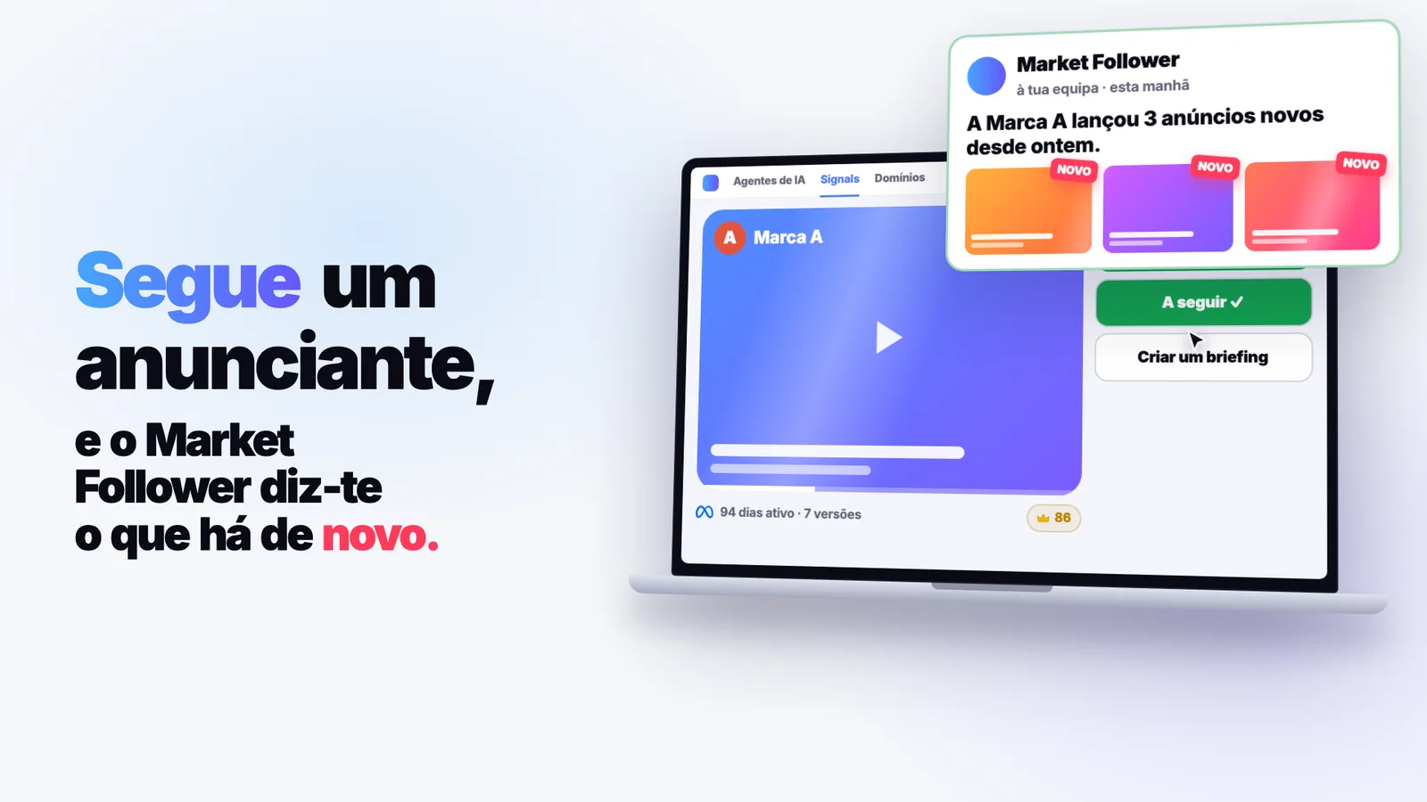 Segue um anunciante