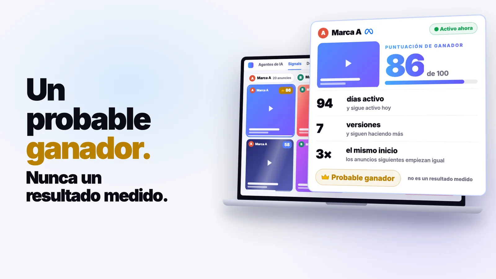 Una puntuación en cada anuncio