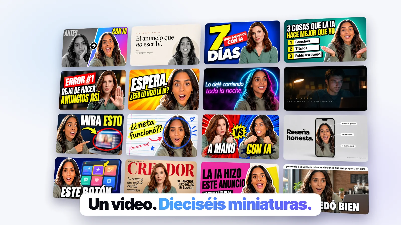 Una miniatura para cada video